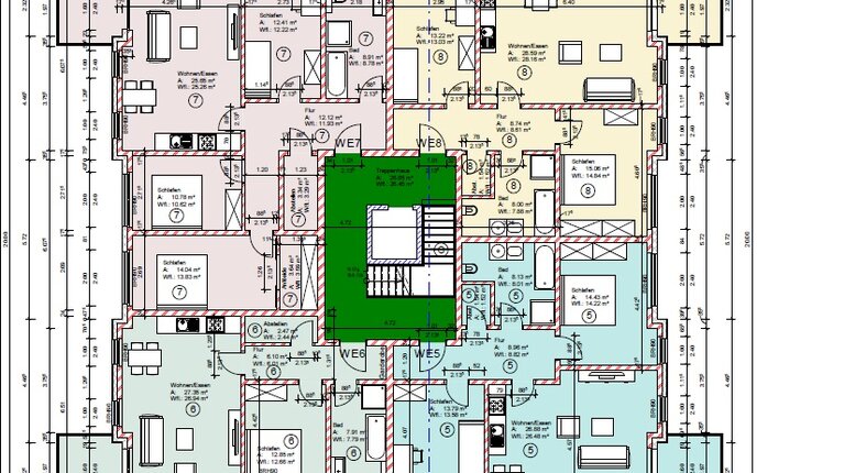 Gesamtgrundriss 1. Obergeschoss