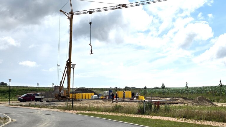 ... es geht los, Baubeginn