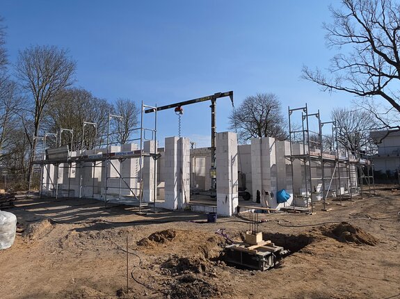 aktueller Bautenstand Holmblick 66a