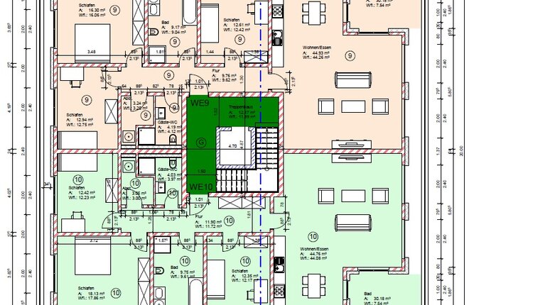 Gesamtgrundriss 2. Obergeschoss