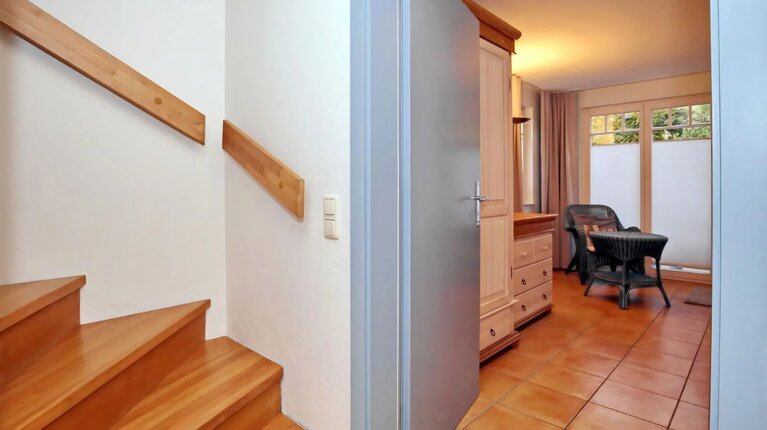 bequeme Holztreppe